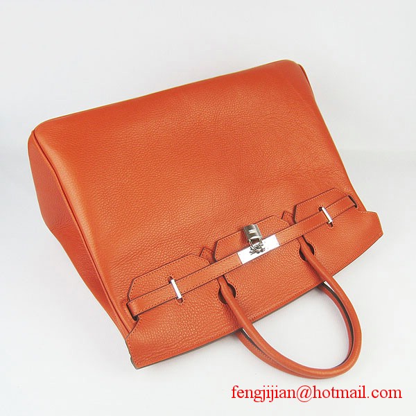 Hermes Birkin 40cm Togo Bag Orange 6099 Hermes Birkin 40cm Togo Bag Orange 6099
